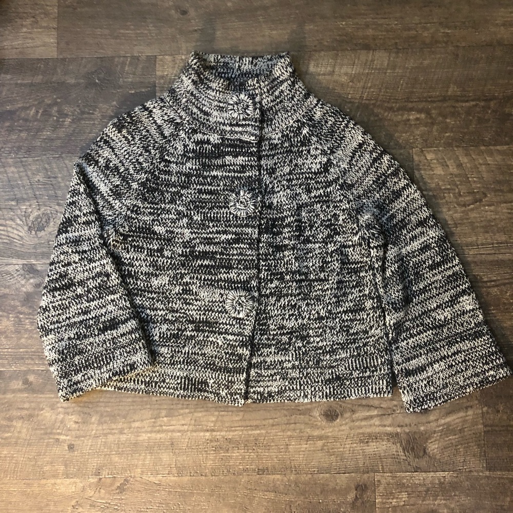 Rafaella Button Sweater Blazer